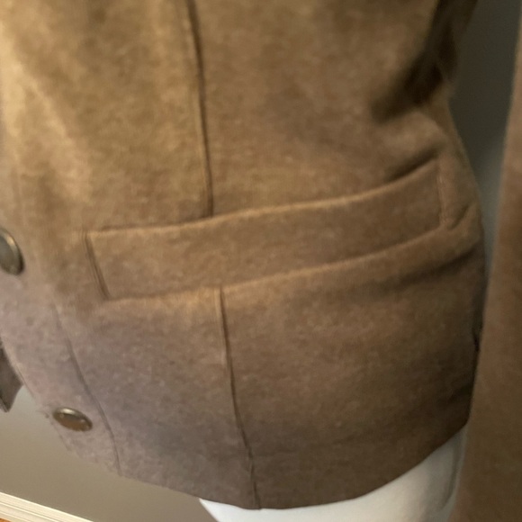 Tommy Hilfiger Soft Brown Military style Jacket - Size 4 - Picture 7 of 13